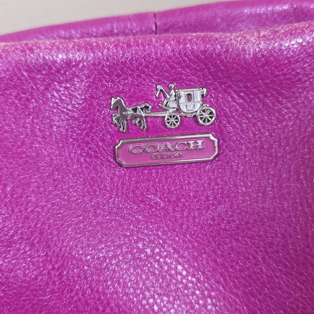 Coach Isabelle Convertible Leather Shoulder Bag & Crossbody F21224 - Picture 12 of 16